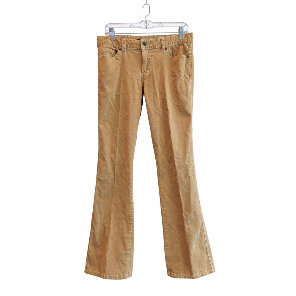 Calvin Klein Corduroy Pants Size 10 Tan Brown Bootcut Stretch Mid Rise Women